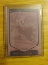 2009 Bowman Chrome Willis McGahee 1/1 Printing Plate Magenta