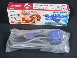 Pokemon Game boy advance GBA communication cable Nintendo official gameboy Japan