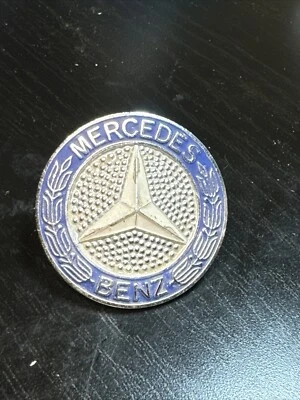 1986-91 Mercedes-Benz W126 Hood Grille Emblem Vintage Badge OEM 560SEL - Image 1 of 4