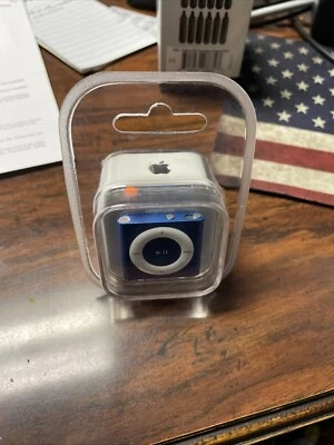 Apple iPod MKMF2LL/A shuffle 4th Generation Blue A1373 (2GB) NEW FACTORY SEALED - Image 1 of 4