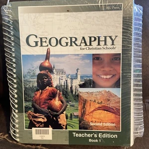 Geographie für christliche Schulen BJU Presse 2. Auflage LEHRERAUSGABE Buch 1&2 - Bild 1 von 2