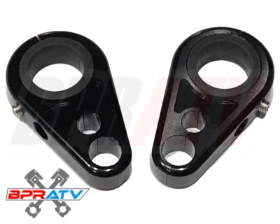Braçadeiras de linha de freio dianteiro tarugo preto braço A Yamaha YFZ450 YFZ450R YFZ450X YFZ 450 - Imagem 1 de 4