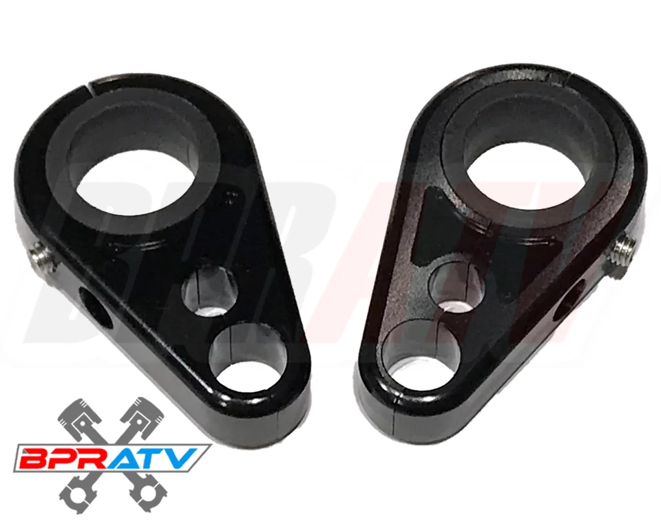 Abrazaderas de línea de freno delanteras Billet negras de brazo en A Yamaha YFZ450 YFZ450R YFZ450X YFZ 450 Foto 1 de 4