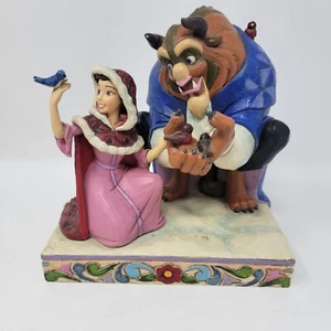 Jim Shore Disney Showcase "Something There" 4039075 Beauty And The Beast HTF - Picture 1 of 14