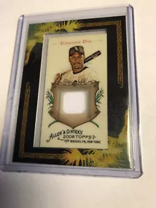 Camiseta deportiva Topps Allen Ginter 2008 enmarcada Jermaine Dye tarjeta reliquia AGR-JTD - Imagen 1 de 2