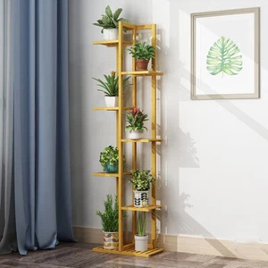 High Flower Rack Plant Shelf Planter Display Shelving Balcony Decor Furniture - Picture 1 of 16