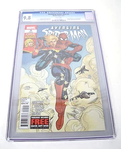Avenging Spider-Man 9 Marvel 2012 casi nuevo+ CGC 9,8 1ª Carol Danvers Capitana Marvel - Imagen 1 de 3