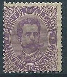 1889 REGNO UMBERTO I 60 CENT MNH ** - T242 - Picture 1 of 1