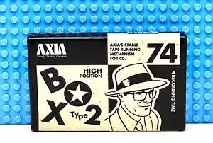 AXIA BOX 2 74 1995 JAPÓN TIPO II CINTA DE CASETE EN BLANCO (1) (SELLADA) - Imagen 1 de 3