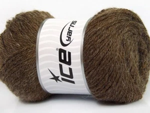 LOT OF 4 Ice NORSK Yarn #51524 BROWN Light Worsted ALPACA WOOL Blend - Picture 1 of 4