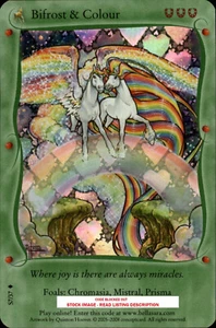 (bs-BABY-S07) S7/37 BIFROST & COLOUR Bella Sara BABY BELLA Foil/Shiny Card - Picture 1 of 6