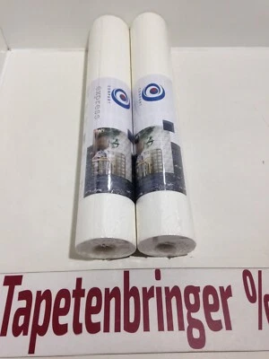Vliestapete Erismann CONPART 2x 224074 (2Rollen)Streifenstruktur Weiß Restposten - Bild 1 von 4