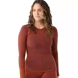 NWT Smartwool Intraknit Active Base layer Long Sleeve Top Pecan Brown - Picture 1 of 7
