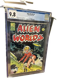 Alien Worlds #4 CGC 9.8 WP Dave Stevens cover  1983