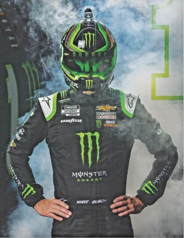 2020 KURT BUSCH “MONSTER ENERGY GANASSI” #1 NASCAR CUP SERIES NEW POSTCARD Cover