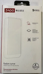 NEU ZAGG Invisibleshield Fusion Curve Displayschutzfolie Samsung Galaxy S23 Ultra - Bild 1 von 2
