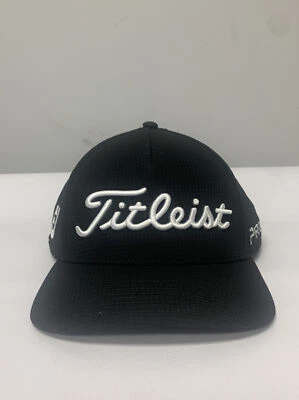 Gorra Titleist Golf Tour Stretch Tech ajustada negra blanca XL-XXL NUEVA Foto 1 de 4