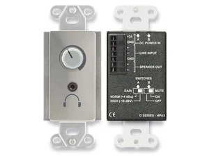 RDL DS-HPA3 3.5 Watt Audio Power and Headphone Amplifier/Stainless Steel - Picture 1 of 1