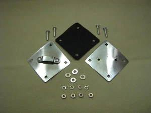 Slingerland Tom Mount Diamond Plate Style No. 172-6 1960's Complete w/ Hardware - Picture 1 of 7