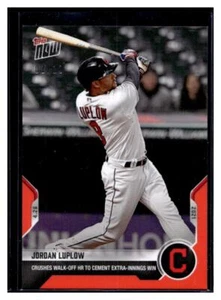 2021 Topps Now #134 Jordan Luplow Red Parallel Card #d 1/10 - Picture 1 of 2