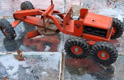 NYLINT Orange Steel Road Grader 19" - Image 1 of 4