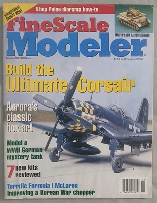 Fine Scale Modeler Magazine January 2000 Build the Ultimate Corsair - Image 1 of 2