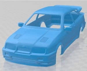 Resin 3D Printed 1/24 - 1/64 Scale Ford Sierra RS500 Cosworth 1987 Car Body - Bild 1 von 1