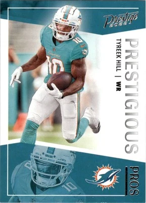 2022 Prestige Prestigious Pros #7 Tyreek Hill - FB - Image 1 of 2