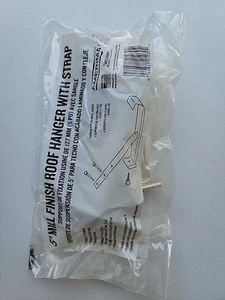 Amerimax 21030PK Gutter Hanger With Strap, Aluminum, 5 Inch, 4 Pack - Picture 1 of 5