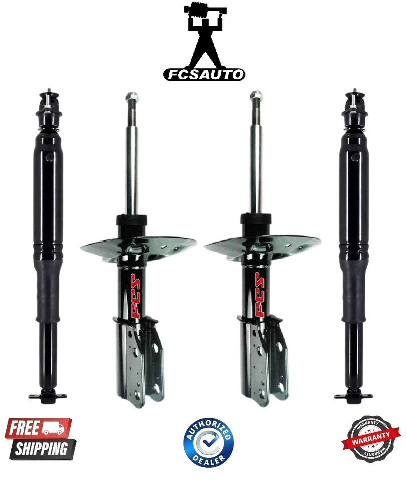 Complete FCS Front Strut & Rear Shock Assembly For Buick Pontiac Cadillac - Image 1 of 1