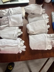 Premium Handgelenklänge kurze Satin Hochzeit Party Abschlussball Braut Handschuhe Menge 8 - Bild 1 von 2