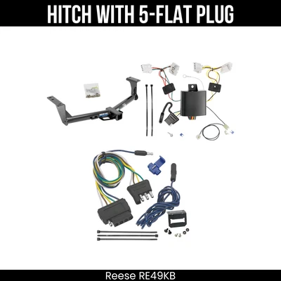 Enganche de remolque + cableado de 5 vías para Nissan Murano 15-24 todos los modelos receptor de remolque de 2" Foto 1 de 4