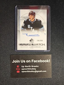 Reloj Future Auténtico 2024-25 SP Automático #182 Maveric Lamoureux RC/999 - Imagen 1 de 2