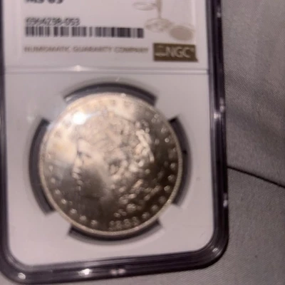 1883-O Morgan Silver Dollar $1 NGC MS63 EOR Color Toned! Very Rare*** - Image 1 of 4