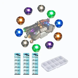 Luci LED Wireless per Action Figure e Kit Modellismo - 10PCS Colorate Alta Bri... - Foto 1 di 6