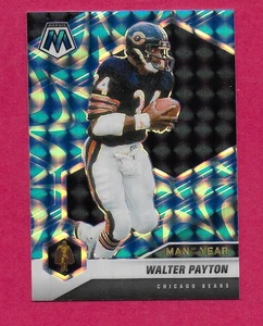 2021 Panini Mosaic # 261 Walter Payton Uomo dell'Anno Blu Prizm Parallelo - Foto 1 di 2
