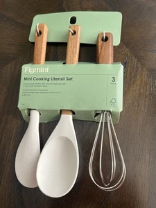 FIGMINT Silicone Mini Kitchen Utensil Set NEW IN PACKAGE - Picture 1 of 4