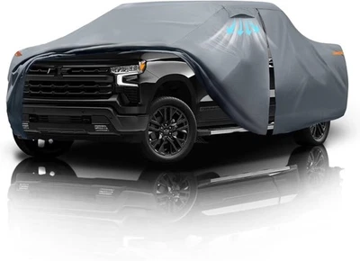 Car Cover For Chevrolet Silverado 1500 1999-2025 All Weather with Zipper Door Foto 1 de 4