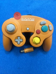 Mando Oficial Nintendo GameCube Naranja Oficial OEM DOL-003 Joystick T1 - Imagen 1 de 19