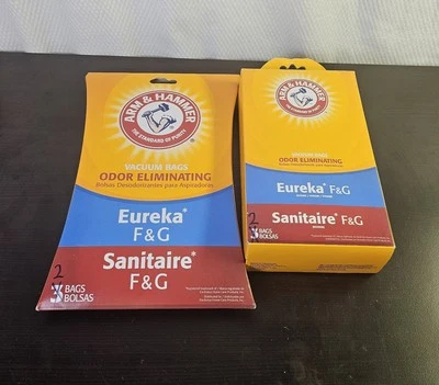 Arm & Hammer Odor Eliminating Vacuum Bags (4) Eureka F & G Cleaning Supply NEW  - Image 1 of 4