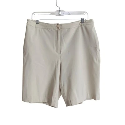 Pantalones Cortos de Golf EP PRO Tour Tech Mujer Talla 12 Tostado Caqui Poliéster Bolsillos Laterales Foto 1 de 4