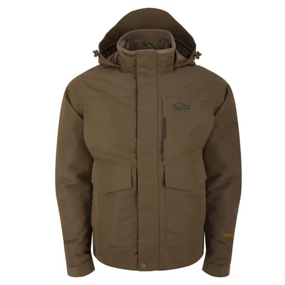 DRAKE Men's LST Hardline 3-in-1 Mud Brown Hunting Jacket (DW0146-MDB) - Image 1 of 4