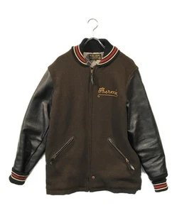 WEST RIDE Stadium jacket Size: 38 Brown Men - Picture 1 of 4