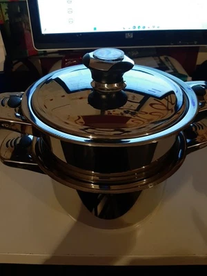 Kochtopf 20 cm Durchmesser 13 cm hoch mit Sieb von Scheffler - Bild 1 von 4