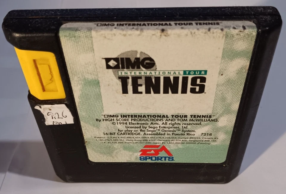 IMG International Tour Tennis Tested Sega Genesis Video Game - Image 1 of 1