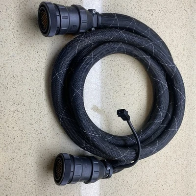 57 Pin Male Circular Connectors Amp 206437-1  with 7 feet cable - Image 1 of 4