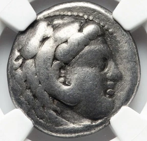 LIFETIME ISSUE TetraDrachm Alexander the Great III 336-323 BC Silver Macedon NGC - Picture 1 of 5