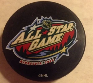 2004 NHL ALL STAR GAME LoGo Hockey PUCK MINNESOTA WILD All-star - Picture 1 of 1