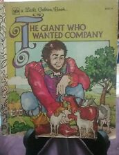 THE GIANT WHO WANTED COMPANY Little Golden Book 1979 S/C (VGC)