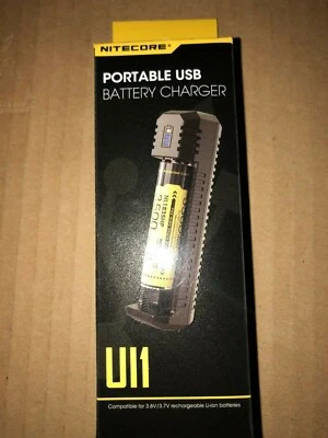 Nitecore UI1 Rechargeable USB Battery Charger  IMR Li-ion - Image 1 of 4